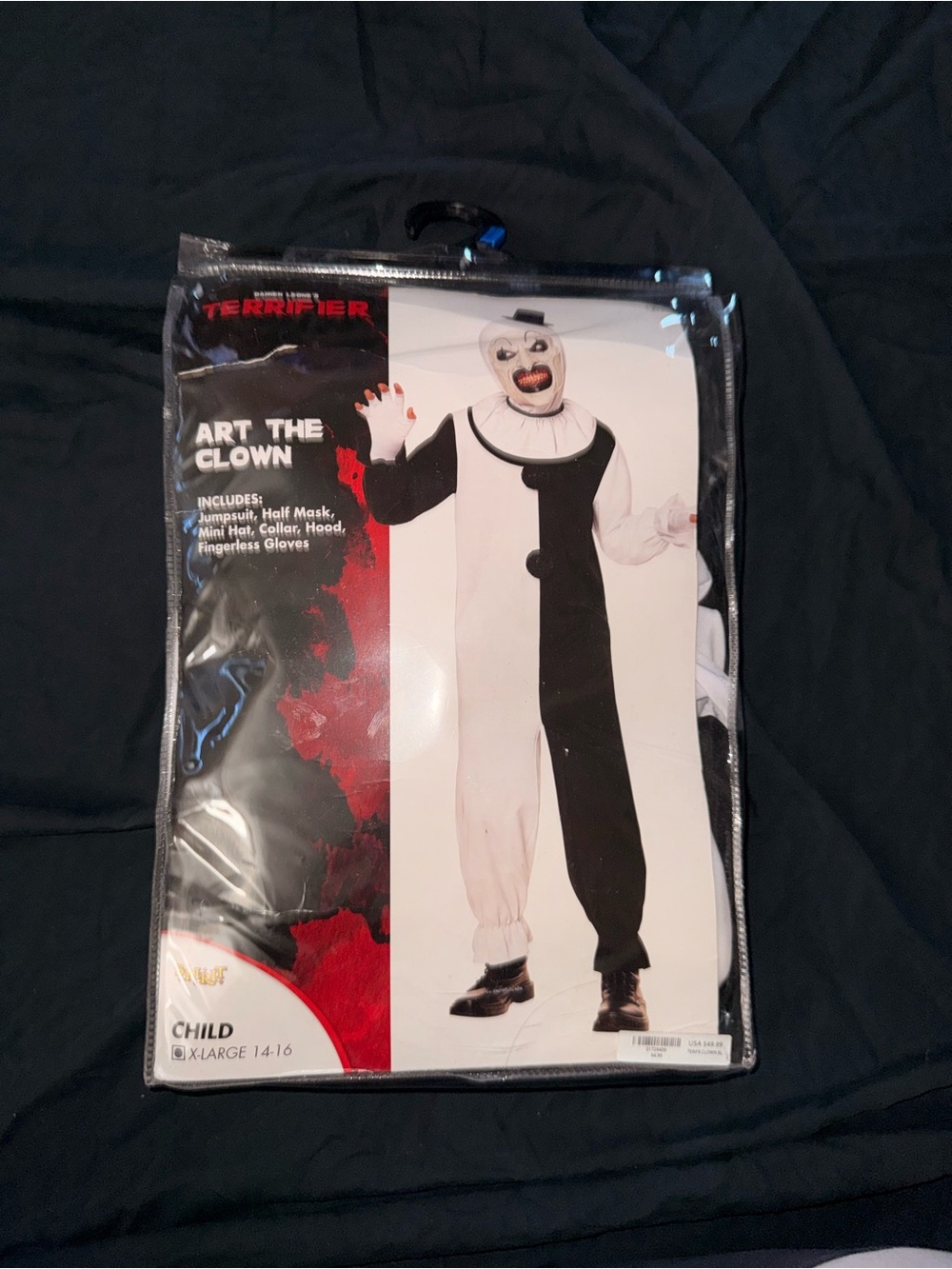 Spirit Art the Clown Kids Black and White Costume